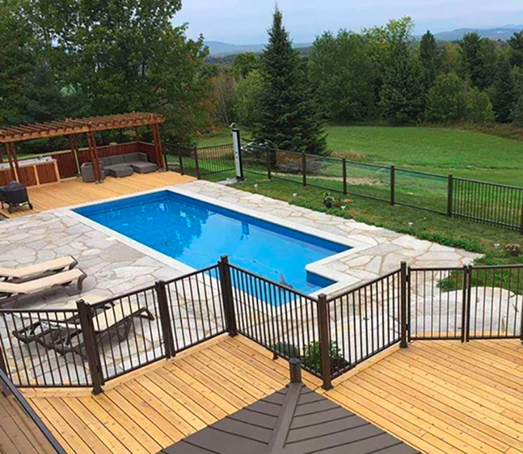 Clôture de piscine Clôtures Bélanger